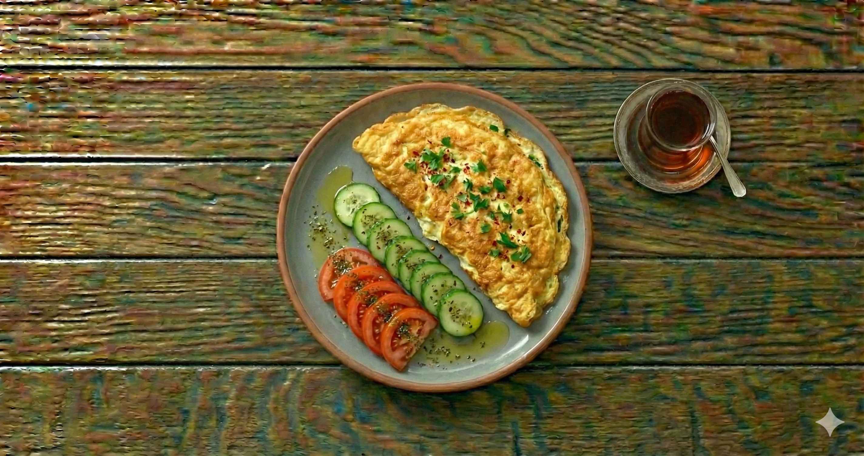 Yumurta-Söğüş-Çay